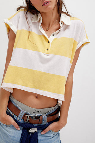 Striped Polo T-Shirt