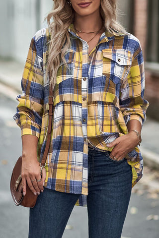 Casual Plaid Long Sleeve Shirt