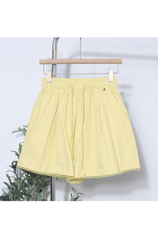 Elastic Waist Casual Shorts