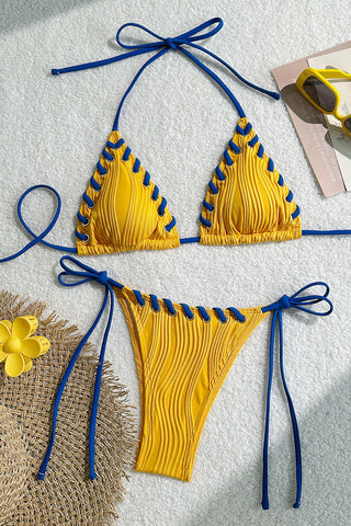 Sexy Solid Bikini Set