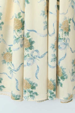 Floral Halter Neck Casual Dress