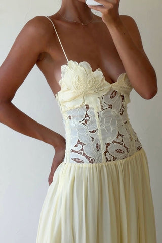 Elegant Lace Evening Gown
