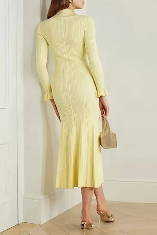 Button-Up Casual Maxi Dress