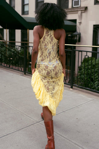 Halter Lace Casual Dress