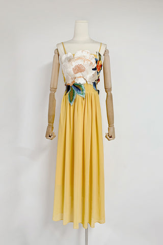 Floral Detail Midi Dress