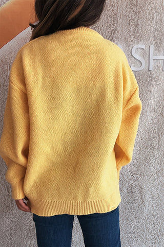 Playful Cherry-Embellished Sweater