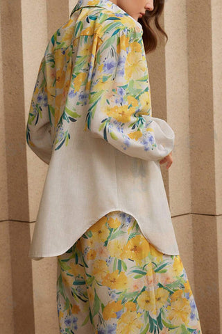 Floral Print Shirt & Pants Set