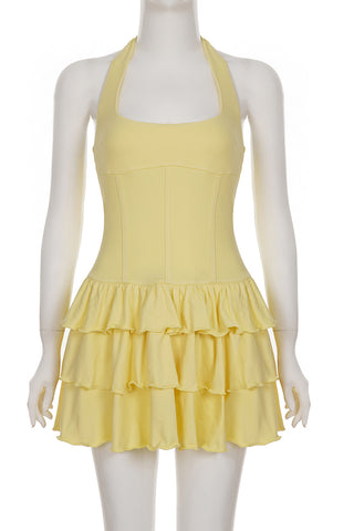 Layered Halter Sundress