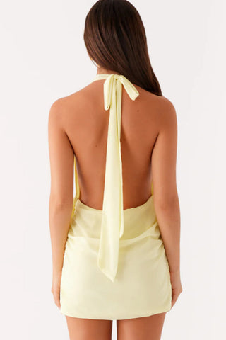 Halter Wrap Casual Dress