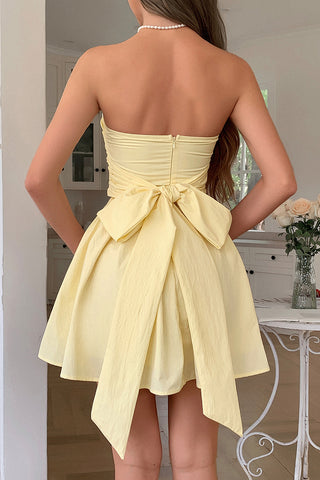 Strapless Casual A-Line Dress