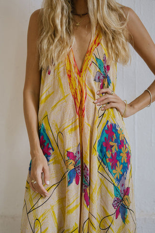 Halter Neck Bohemian Casual Dress