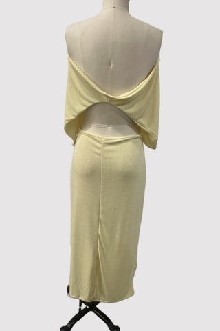 Cutout Twist Front Maxi Dress