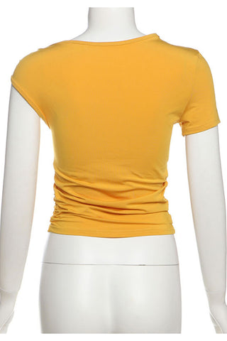 Asymmetric Cut-Out Tee