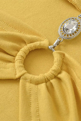 Halter Neck Embellished Tank Top