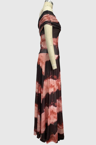 One-Shoulder Flowing Casual Dress
