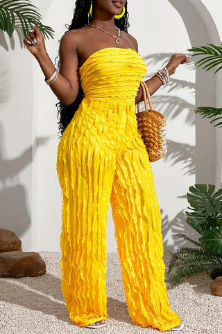 Strapless Layered Jumpsuit