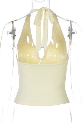 Keyhole Halter Tank Top