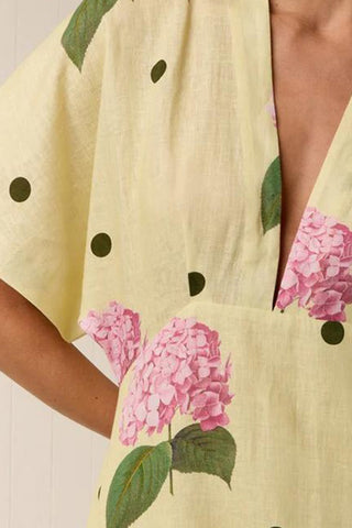 Floral Print Casual Midi Dress