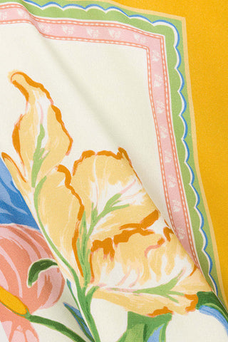 Floral Strapless Maxi Dress