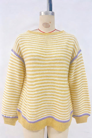 Striped Oversized Sweater