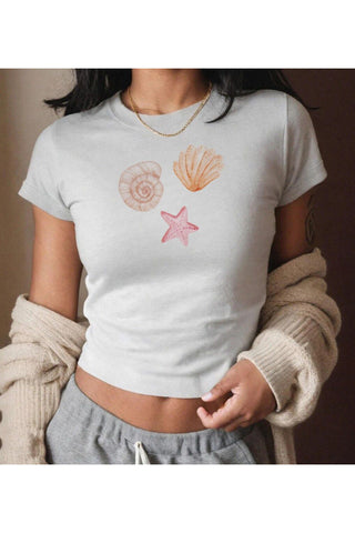 Floral Coconut Graphic T-Shirt