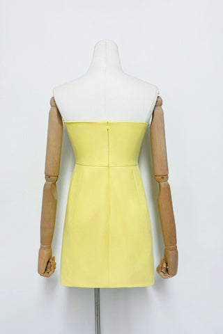 Floral Appliqué A-Line Dress