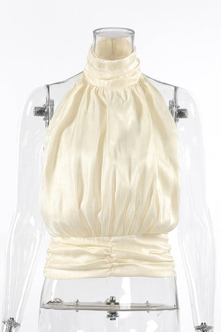 Elegant High-Neck Tank Top