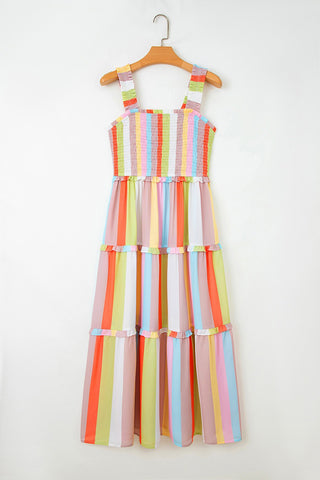 Tiered Smocked Casual Dress