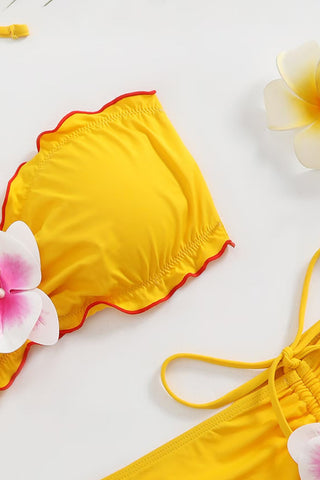 Stylish Bikini Set with Cover-Up