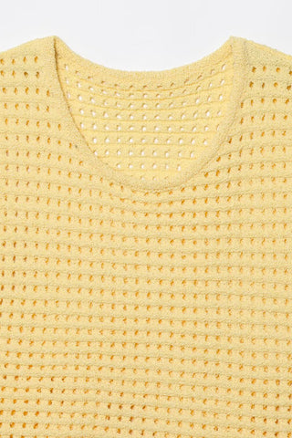 Fringe Hem Crochet Tank Top