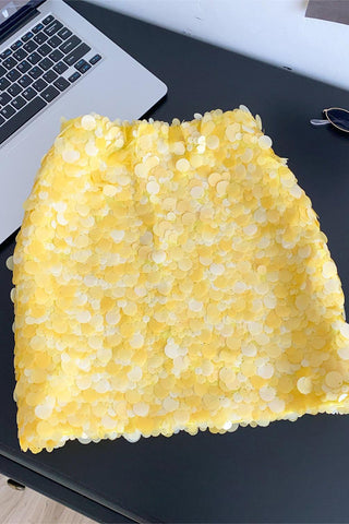 Sequin Mini Skirt