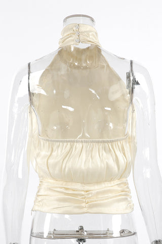 Elegant High-Neck Tank Top