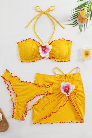 Stylish Bikini Set with Cover-Up