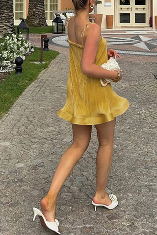 Chic Tie-Strap Mini Dress