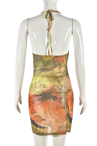 Vibrant Ruched Sundress