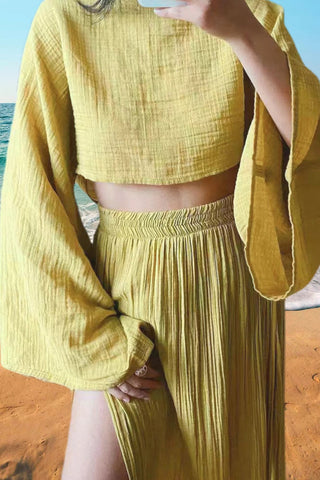 Flowy Two-Piece Skirt Set