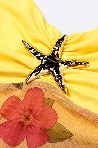 Starfish Adorned Floral Camisole