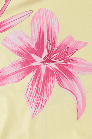 Floral Print Spaghetti Strap Dress