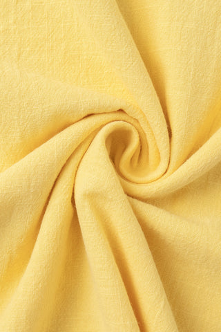 Tie-Front Puff Sleeve Skirt Set