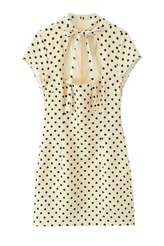 Bow-Tie Cutout Evening Dress
