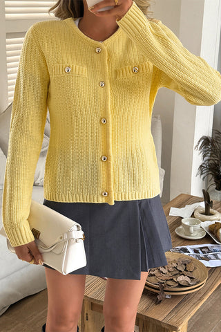 Elegant Button-Up Cardigan