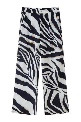 Zebra Print Halter Vest