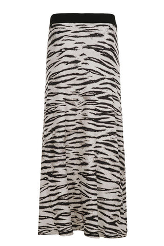 Animal Print Maxi Skirt