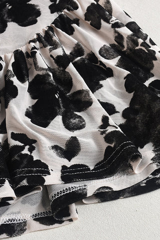 Floral Print Spaghetti Strap Dress