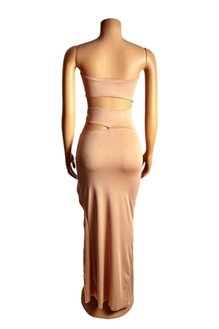 Elegant Cut-Out Evening Dress
