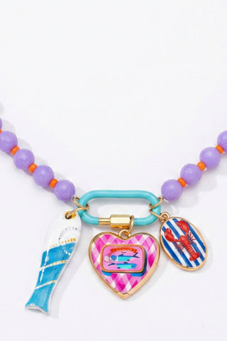 Ocean Theme Beaded Necklace
