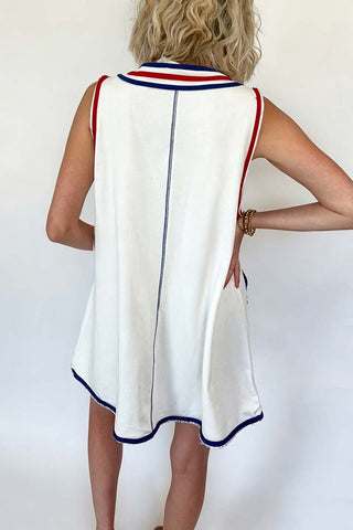 Sporty Sleeveless Casual Dress