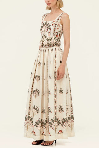 Elegant Patterned Skirt Set