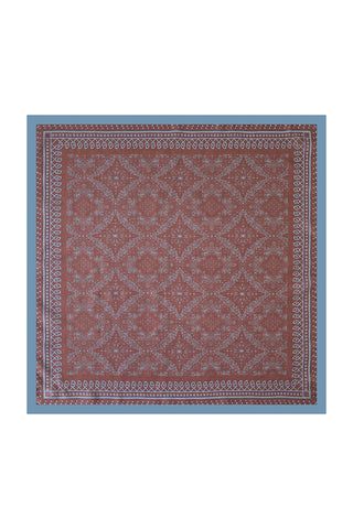 Patchwork Floral Print Square Scarf