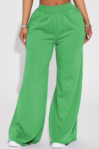 Wide-Leg Casual Pants